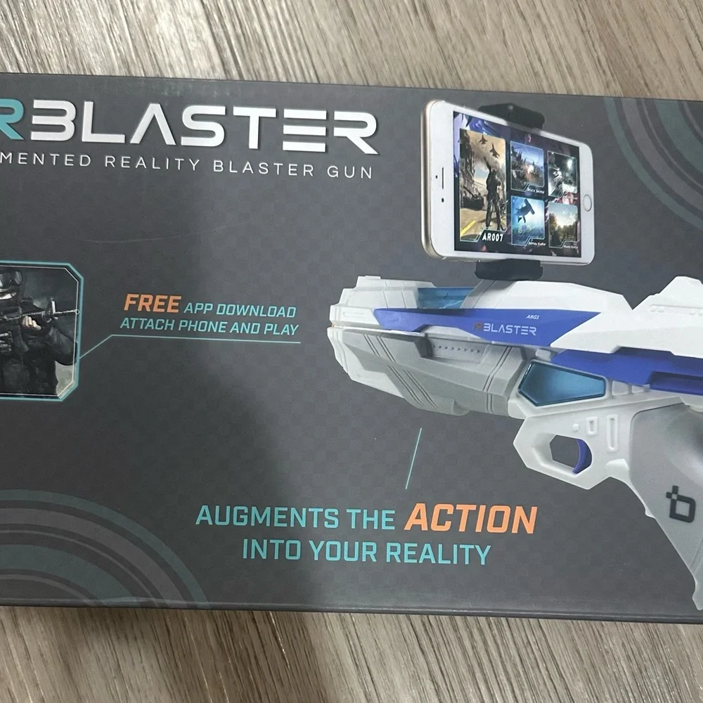Beantech AR Blaster Toys, Virtual Shooting Battle, Play Video Games, 360°